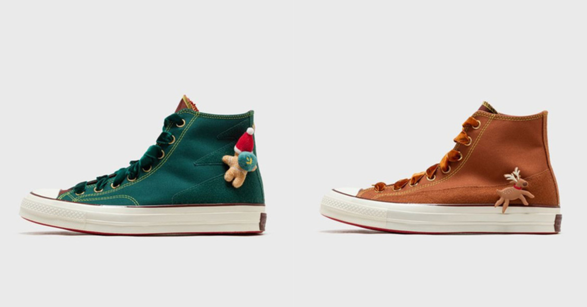 Converse launches two festive Chuck 70s in "Gingerbread Man" and "Reindeer"